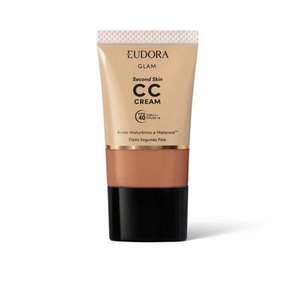 CC Cream Eudora Glam Second Skin Cor 85 - Marca Eudora