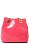 Bolsa Saco Petite Jolie Verniz Mini Shock Rosa - Marca Petite Jolie