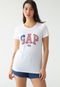 Camiseta GAP Ajustada Logo Branca - Marca GAP