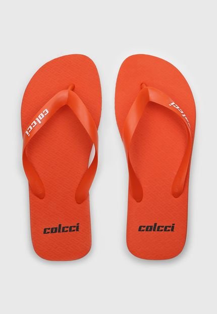 Chinelo Colcci Logo Laranja - Marca Colcci