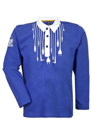 Camisa Polo Tigor T. Tigre Plug Azul