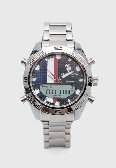 Reloj Plateado Azul Rojo Us Polo Assn Compra Ahora Dafiti Colombia