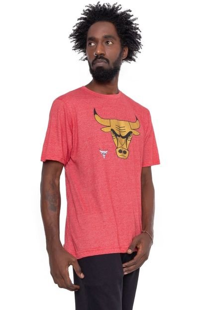 Camiseta NBA Estampada Chicago Bulls Vermelha - Marca NBA