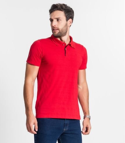 Polo Masculina Diametro Vermelho - Marca Diametro