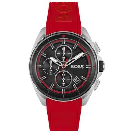 Relógio Boss Masculino Borracha Vermelha 1513959 - Marca Hugo Boss