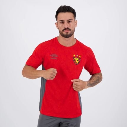 Camisa Umbro Sport Recife Treino 2024 Vermelha - Marca Umbro