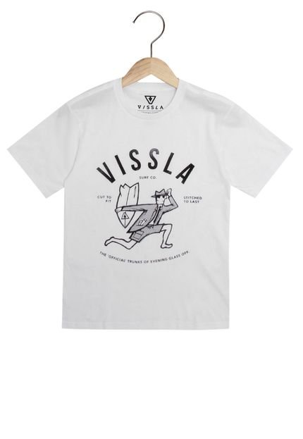 Camiseta Vissla Glass Off  Infantil Branca - Marca Vissla