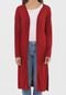 Maxi Cardigan Hering Canelado Vinho - Marca Hering