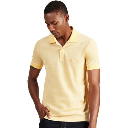 Camisa Polo Acostamento Patch V23 Amarelo Masculino - Marca Acostamento