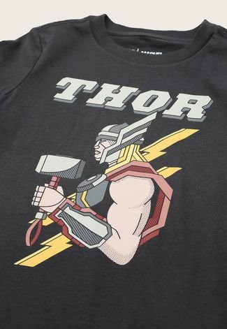 Camiseta Infantil GAP Thor Preta