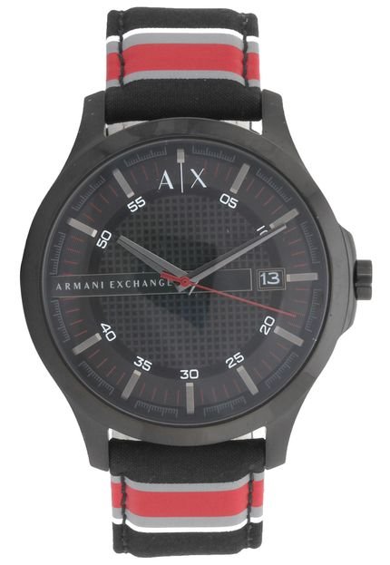 Relógio Armani Exchange AX2197/2PN Preto/Vermelho - Marca Armani Exchange