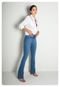 Calça Jeans Boot Cut Sisal Jeans com elastano Azul - Marca Sisal Jeans