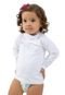 Camisa Térmica Infantil Proteção Segunda Pele Praia Surf Proteção Verão Uv  RLC Modas Branco - Marca RLC Modas