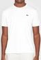 Camiseta Lacoste Logo Bordado Branca - Marca Lacoste