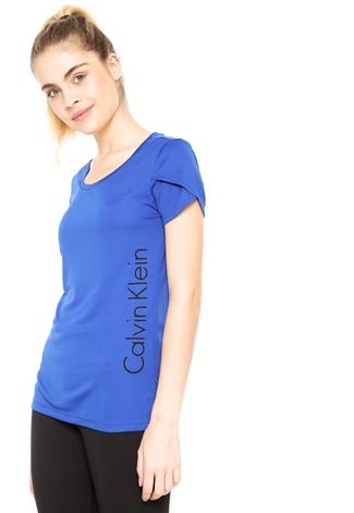 Camiseta Calvin Klein Traspassada Azul