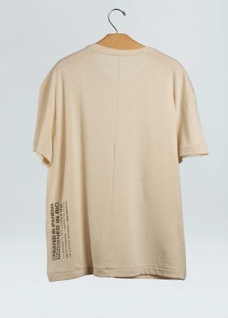T Shirt Osklen Fem Over Osklen Denim-Offwhite