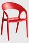 Conjunto 4 Cadeiras Glass Plus Vermelho Kappesberg - Marca Kappesberg