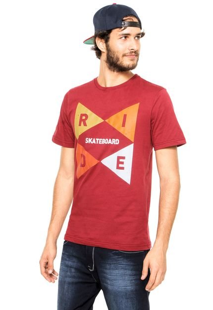 Camiseta Ride Skateboard Homely Vermelha - Marca Ride Skateboard