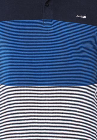Camisa Polo Colcci Acqua Azul