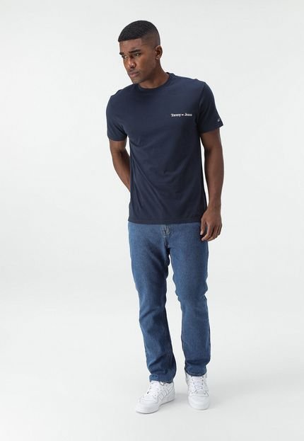 Camiseta Tommy Jeans Logo Azul-Marinho - Marca Tommy Jeans