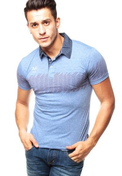 Camiseta Polo Azul VERSACE 19.69 Compra Ahora Dafiti Colombia