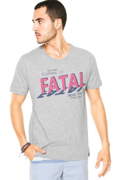 Camiseta Fatal Mood Cinza - Marca Fatal Surf