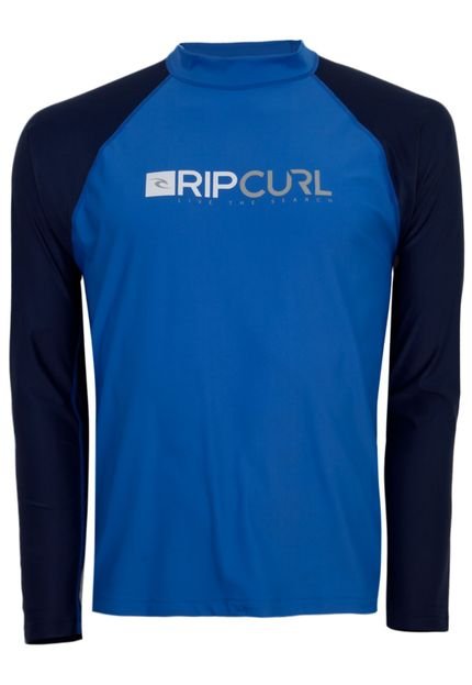 Camiseta Rip Curl Lycra Shock Relaxed Azul - Marca Rip Curl