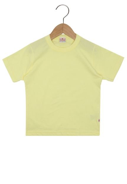 Camiseta Brandili Manga Curta Menino Amarelo - Marca Brandili