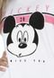 Moletom Flanelado Fechado Cativa Disney Mickey 28 Branco - Marca Cativa Disney