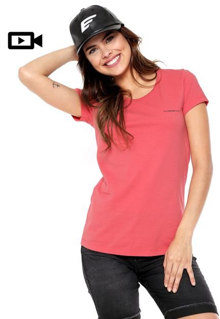 Camiseta Ellus 2ND Floor Logo Coral - Marca 2ND Floor