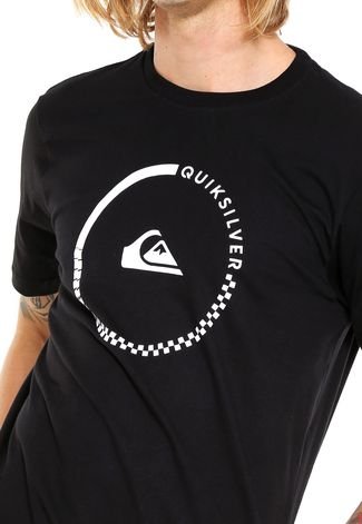 Camiseta Quiksilver Quik Logo Preta