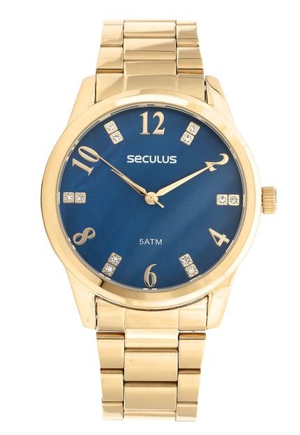 Relógio Seculus 20507LPSVDS1 Dourado - Marca Seculus
