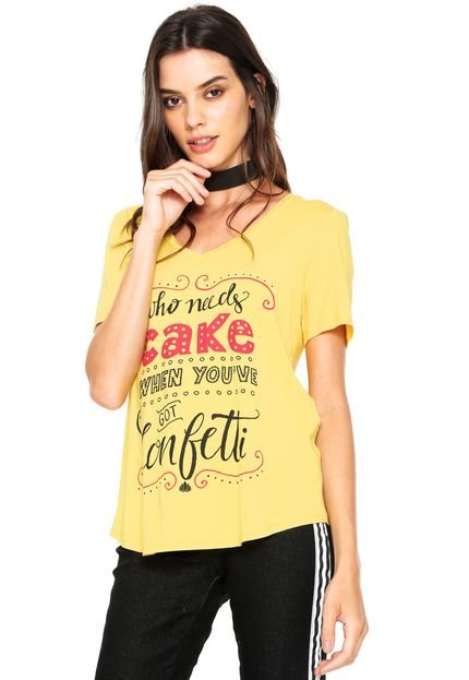 Camiseta It's & Co Cake Amarela - Marca Its & Co