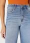 Calça Jeans Feminina Pantalona Cintura Alta - Marca Hering