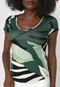 Blusa Lunender Folhagem Verde - Marca Lunender