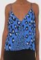 Regata Sommer  Animal Print Azul - Marca Sommer