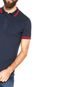 Camisa Polo Diesel Randy Slim Frisos Azul-marinho/Vermelha - Marca Diesel