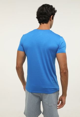 Camiseta Lacoste Lisa Azul