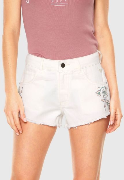 Short Sarja Roxy Hot Pant Garden Bege - Marca Roxy