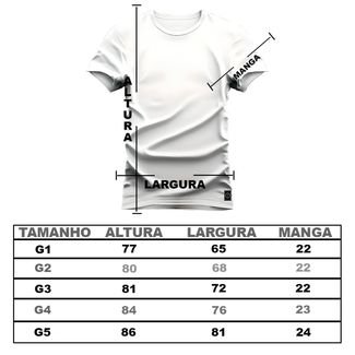 Camiseta Plus Size Shirt Premium 30.1 Algodão Estampada Metropolis  - Grafite
