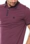 Camisa Polo Timberland Reta Padronagem Roxa - Marca Timberland