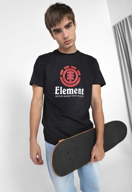 Camiseta Element Vertical Preta - Marca Element