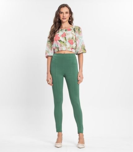 Legging Feminina Em Bengaline Endless Verde - Marca Endless