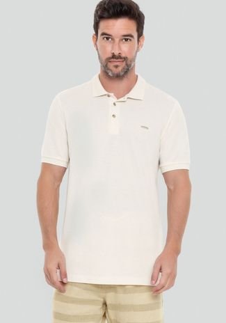 Camisa Polo Masculina em Malha Piquet Linen