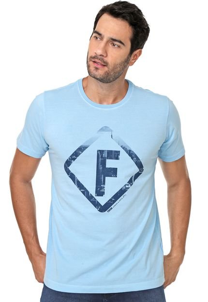 Camiseta Forum Estampada Azul - Marca Forum