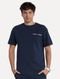 Camiseta Tommy Jeans Masculina Classic Linear Embroidered Chest Marinho - Marca Tommy Jeans