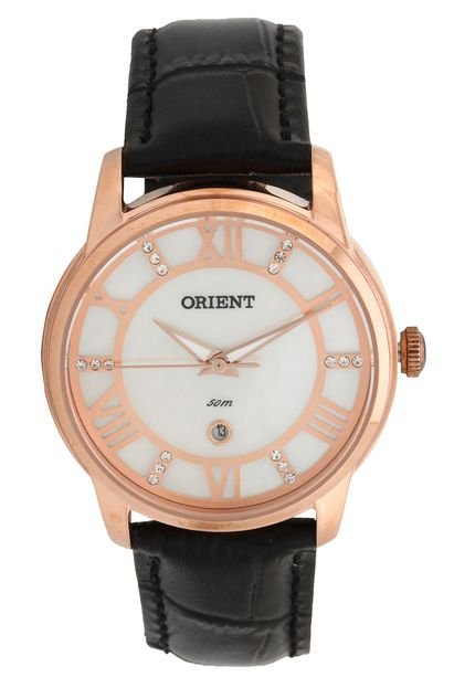 Relógio Orient FRSC1006-B3PX Rosê/Preto - Marca Orient