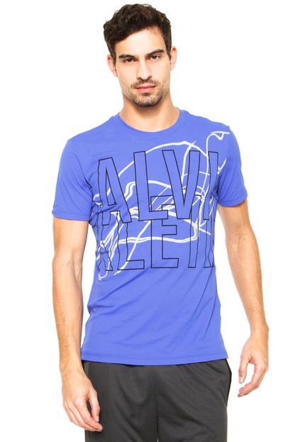 Camiseta Calvin Klein Performance Athletic Es Azul - Marca Calvin Klein Performance