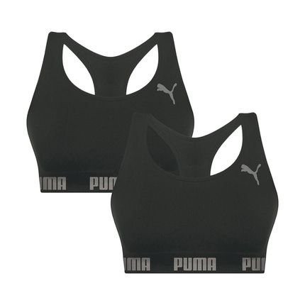 Kit 2 Tops Puma Nadador Sem Costura Feminino - Marca Puma