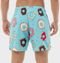 Shorts Masculino Praia Donuts Rosquinha Benellys Azul - Marca Benellys